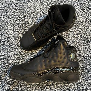 jordan 13 gold glitter